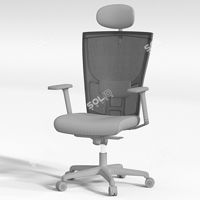 ComfortMax CH2800 Ergonomic Chair 3D model image 5