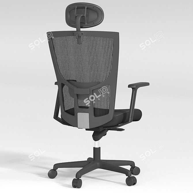 ComfortMax CH2800 Ergonomic Chair 3D model image 6