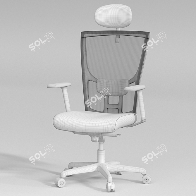 ComfortMax CH2800 Ergonomic Chair 3D model image 10