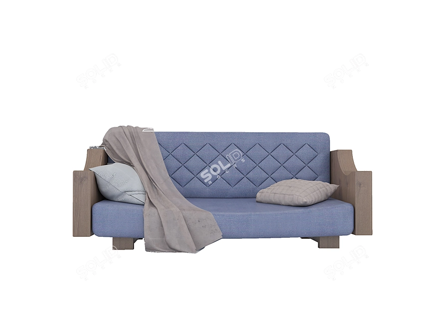 Modern Polys Sofa: 251.187 Verts: 254.092 3D model image 1