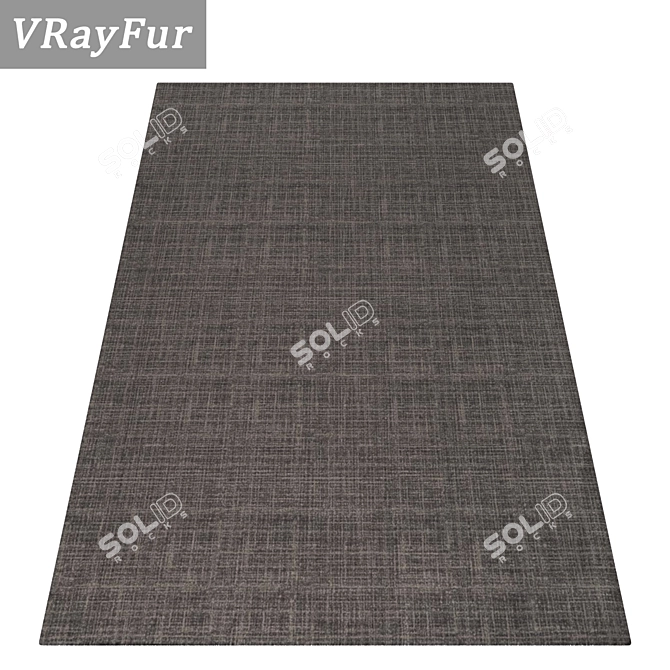 Luxury Carpet Set: 3 High-Quality Designs 3D model image 2