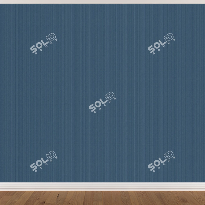Title: Seamless Wallpaper Set in 3 Colors 3D model image 2