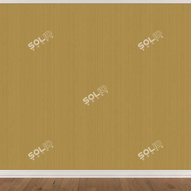 Title: Seamless Wallpaper Set in 3 Colors 3D model image 3