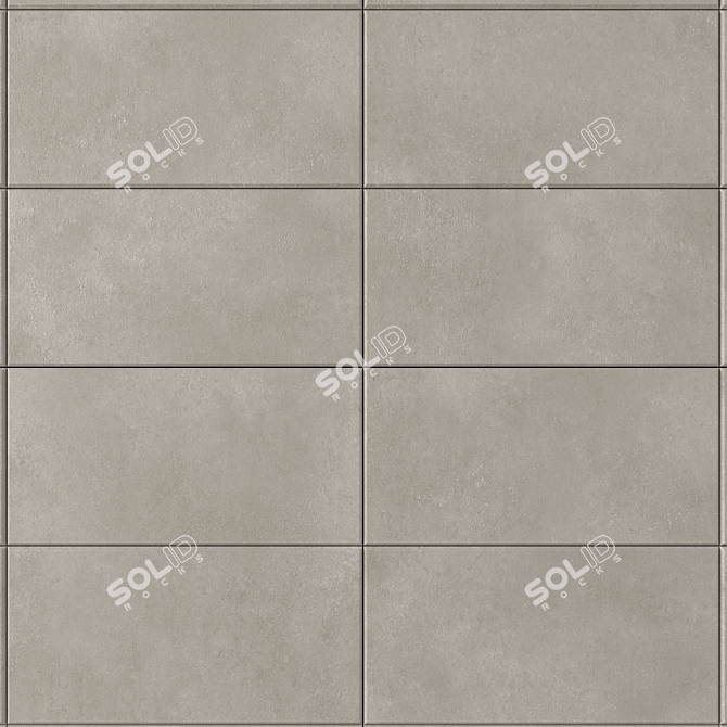 CORE FUME Concrete Tiles Set 3D model image 2