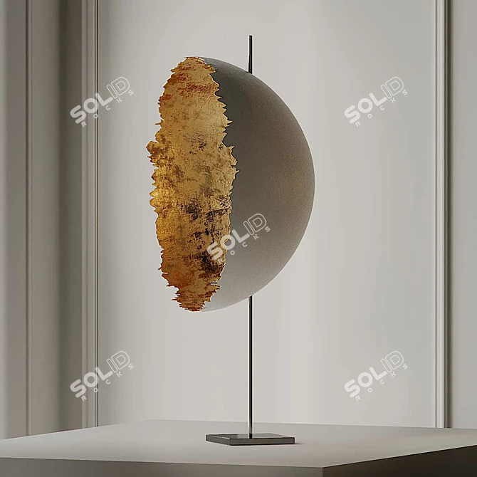 Elegant PostKrisi T 40 Table Lamp 3D model image 3