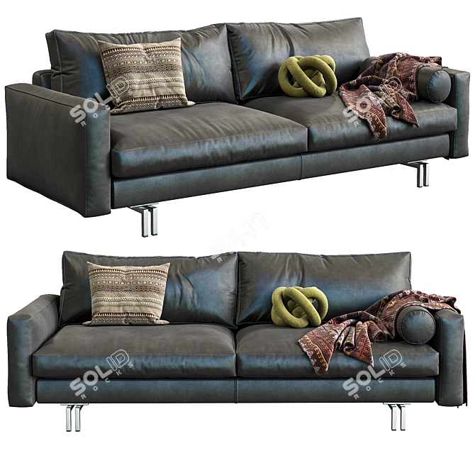 BLUES Interface Sofa: Modern and Stylish Addition to Your Living Room 3D model image 1