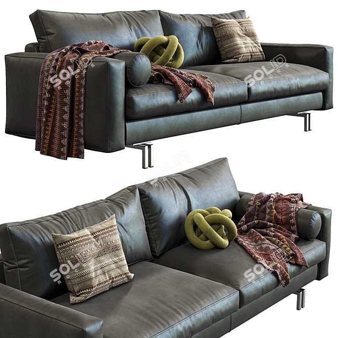 BLUES Interface Sofa: Modern and Stylish Addition to Your Living Room 3D model image 3