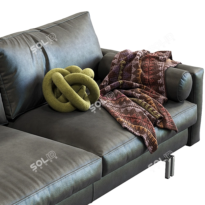 BLUES Interface Sofa: Modern and Stylish Addition to Your Living Room 3D model image 4