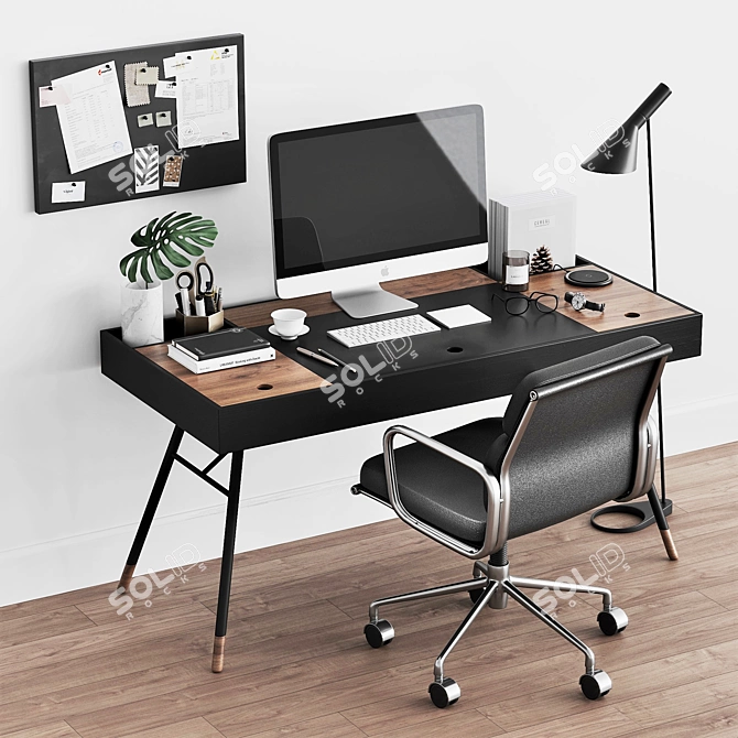 Ultimate Workstation Set 3D model image 4