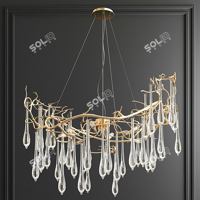 Serip Branching Collection: Organic Chandeliers 3D model image 3