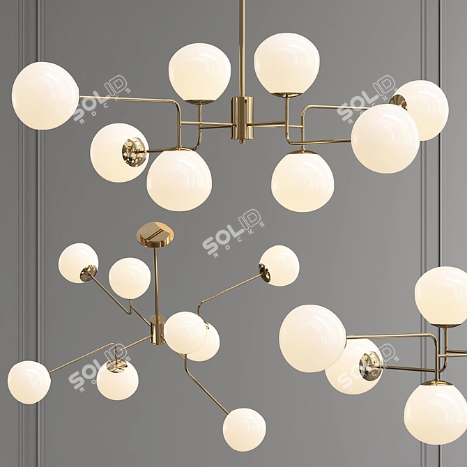 Erich Modern Pendant Light 3D model image 1