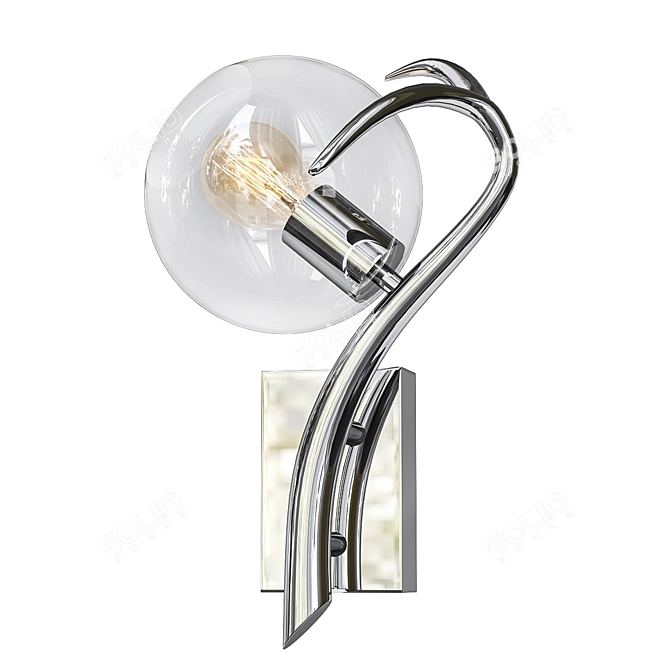 Elegant Ersa Wall Light 3D model image 1
