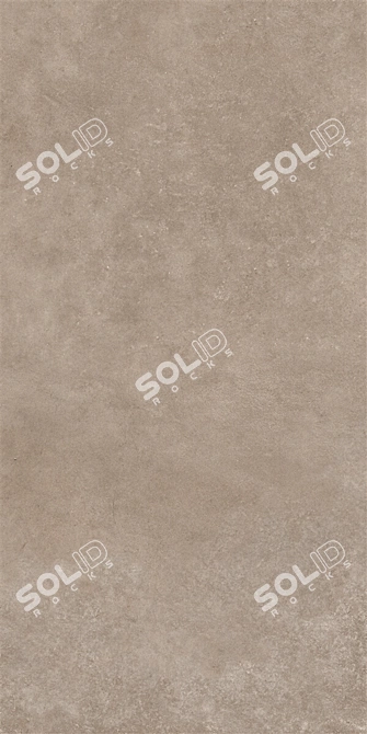 Modern Concrete Wall Tiles - Taupe Set 3D model image 5