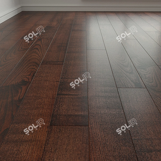 Rumba Ash Cave Laminate Parquet 3D model image 1