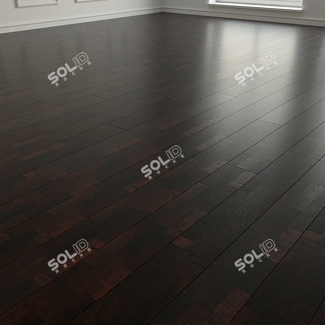 Samba Ash Parquet Flooring 3D model image 2