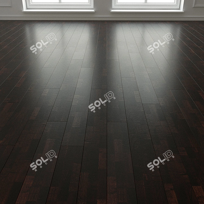 Samba Ash Parquet Flooring 3D model image 3