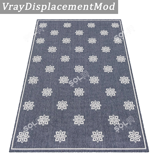 Luxury Carpet Set - High-Quality Textures 3D model image 3