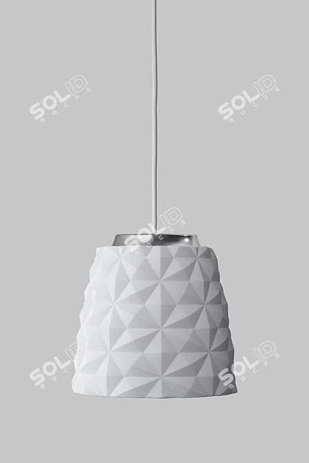 Modern Ceramic Pendant Light Kit 3D model image 4