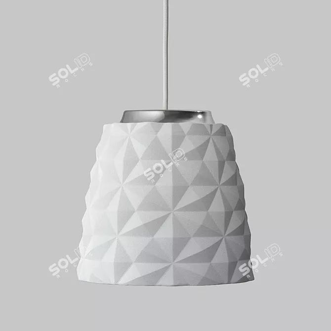 Modern Ceramic Pendant Light Kit 3D model image 5