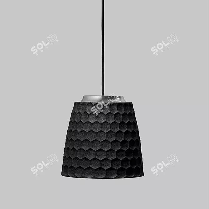 Title: Hexagonal Elegance Luminaire 3D model image 5