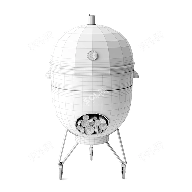 Ultimate Griller: Barbecue 07 3D model image 2