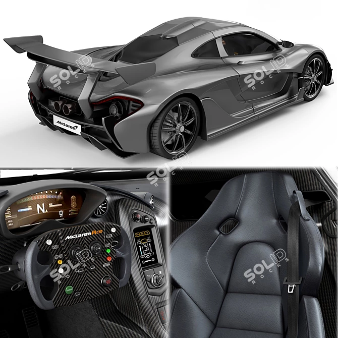 Ultimate Performance: McLaren P1 3D model image 4