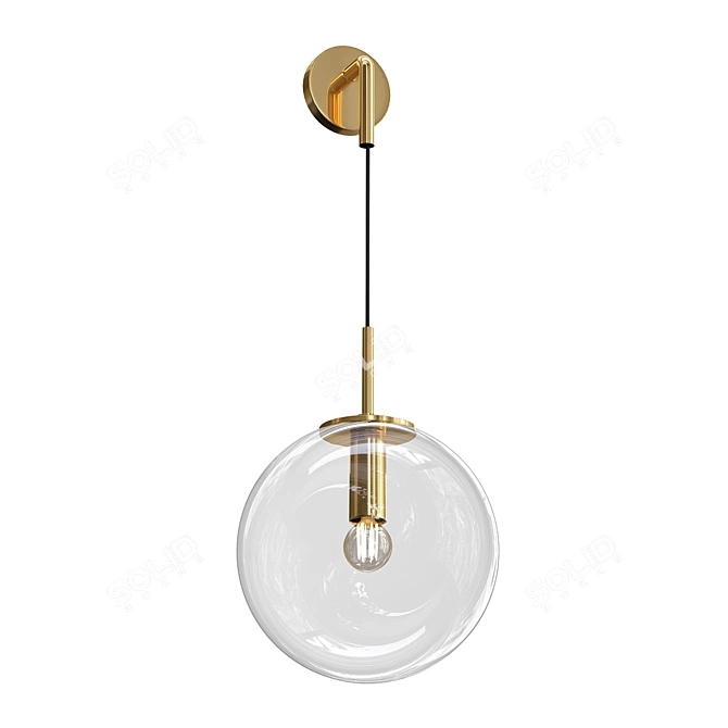 Modern Wall Lamp 2013 Design 3D model image 1