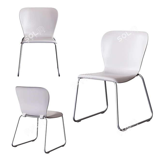 Steelcase Office Chair Collection 3D model image 5