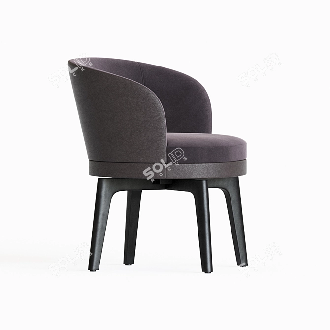 Fendi Casa Doyle Dining Chair: Elegant and Stylish Seating 3D model image 2