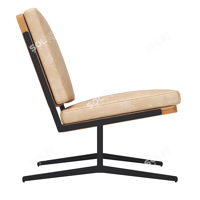 Elegant Carmel Chair by Industry West 3D model image 3