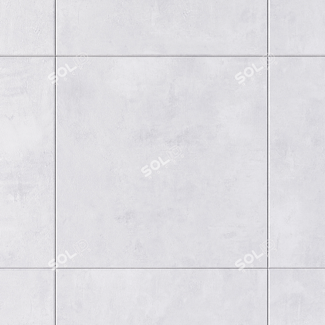 Ares Ice Concrete Wall Tiles 3D model image 2