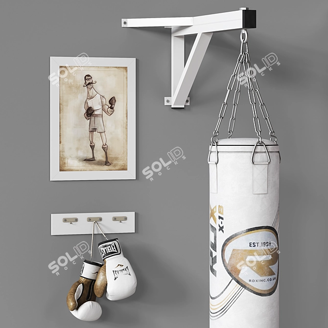 Maxi-S Sports Furniture and Toy Set 3D model image 3