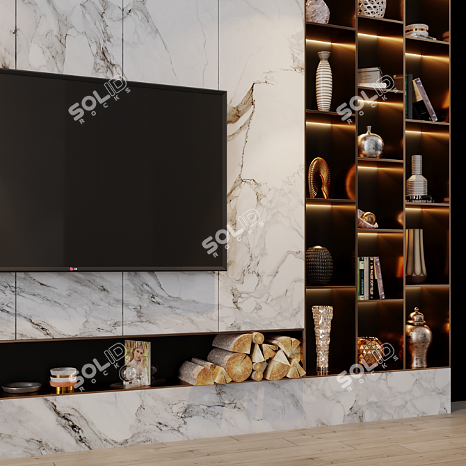 TV Set 137: Clear Picture, Optimal Size 3D model image 4