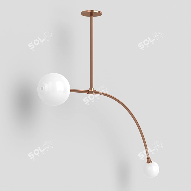 Harmony Pendant: SkLO Balance 3D model image 2