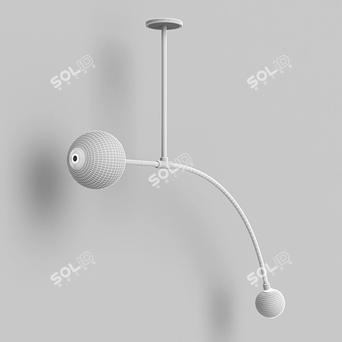 Harmony Pendant: SkLO Balance 3D model image 3