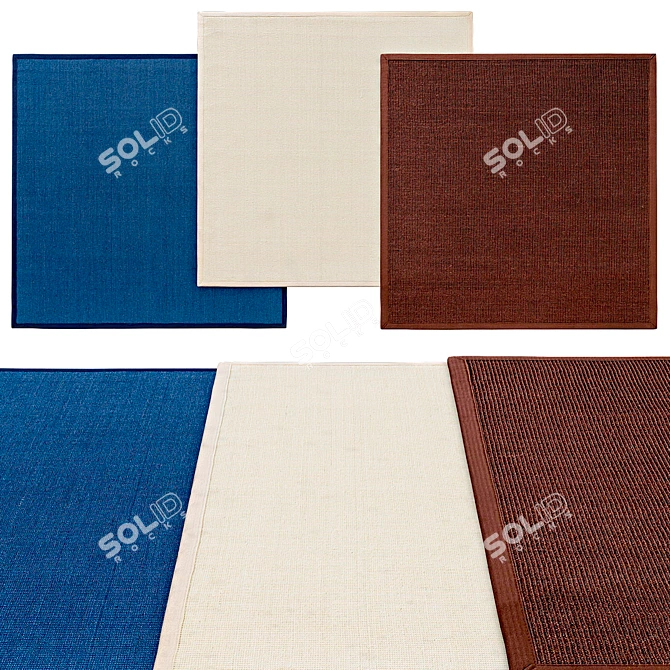 Benuta Square Carpets | Various Sizes 3D model image 1