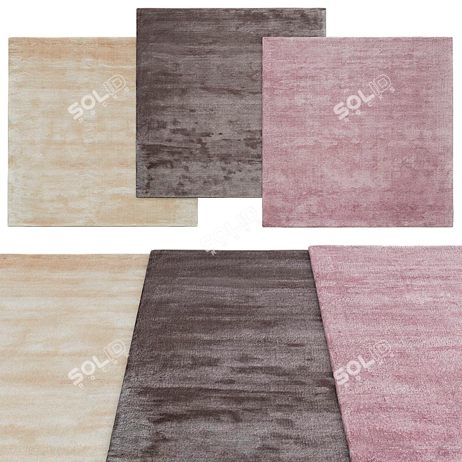 Elegant Square Carpets | 004 3D model image 1