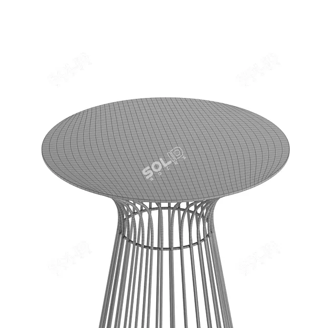 Modern Glass Coffee Table 3D model image 4