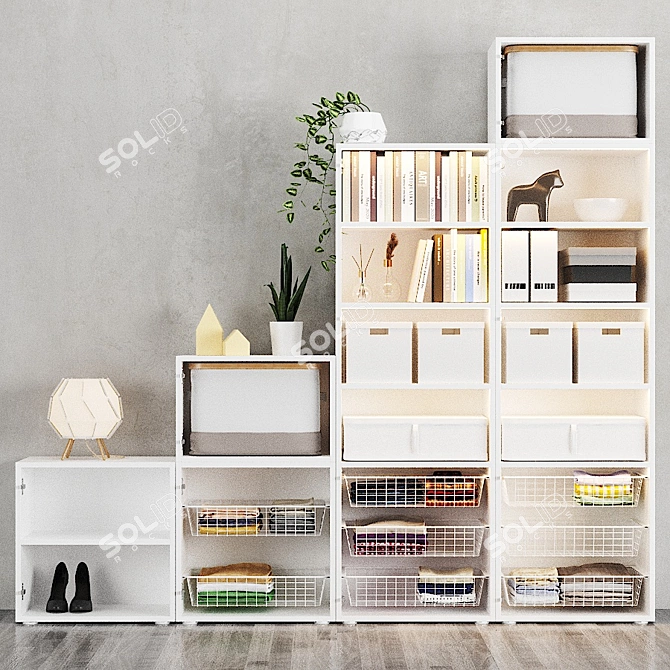 OPHUS Combined Storage Cabinet | IKEA 3D model image 4