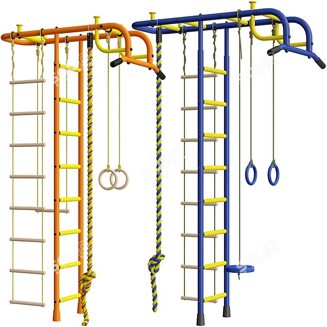 Pioneer-M Children's Sports Complex 3D model image 1