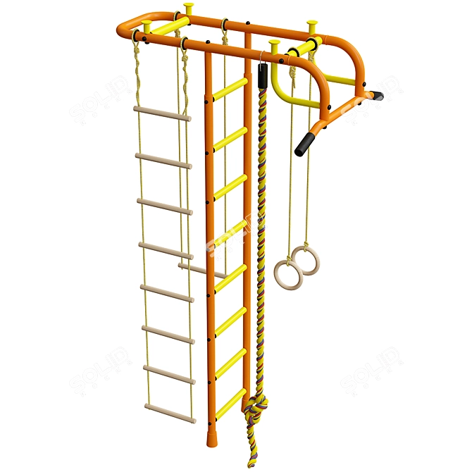 Pioneer-M Children's Sports Complex 3D model image 4