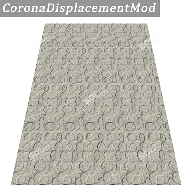 Premium Carpet Set: 3 High-Quality Textured Options 3D model image 4