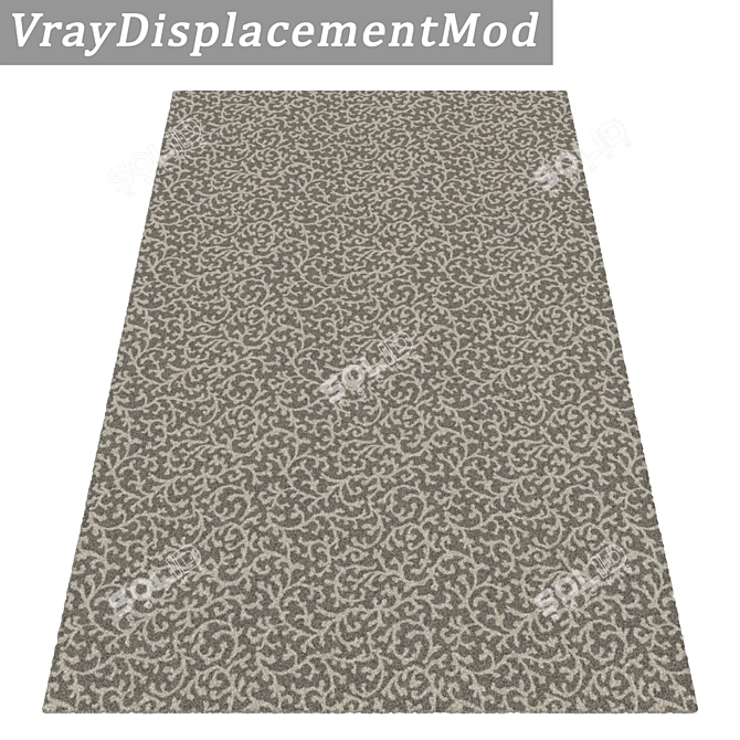 3-Piece High-Quality Carpets Set 3D model image 3