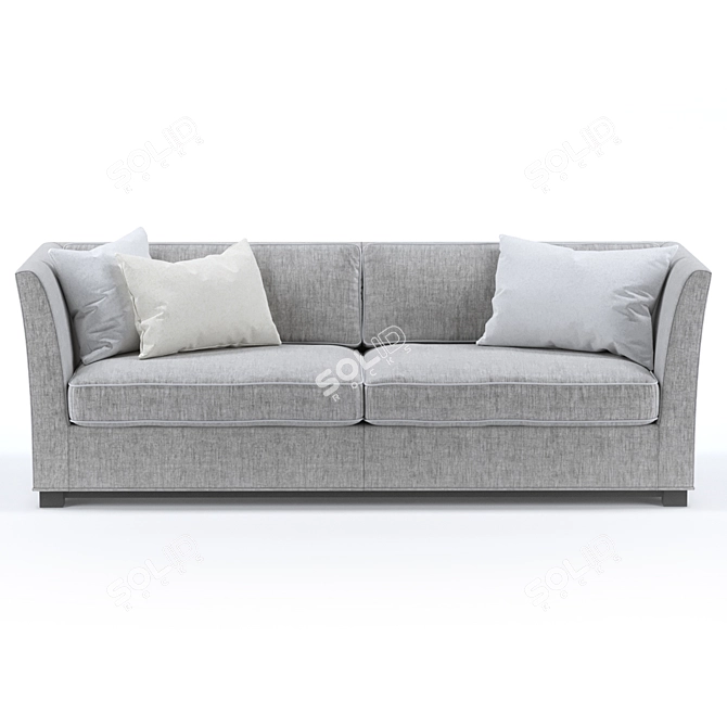 Sleek Cordian 3-4 Seater Sofa 3D model image 1