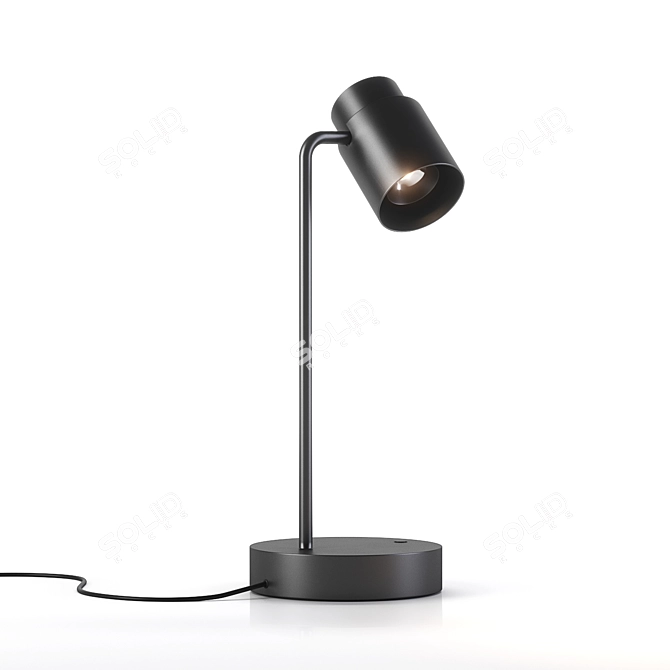 Reel T Adjustable Table Lamp 3D model image 1