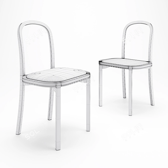 Elegant Siro Chair: Designed Excellence 3D model image 4