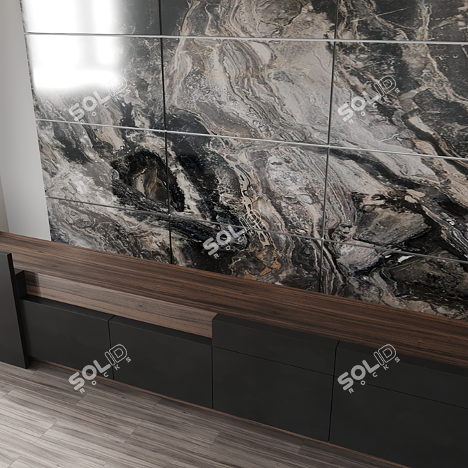 Modern  Reception Desk 3D model image 3