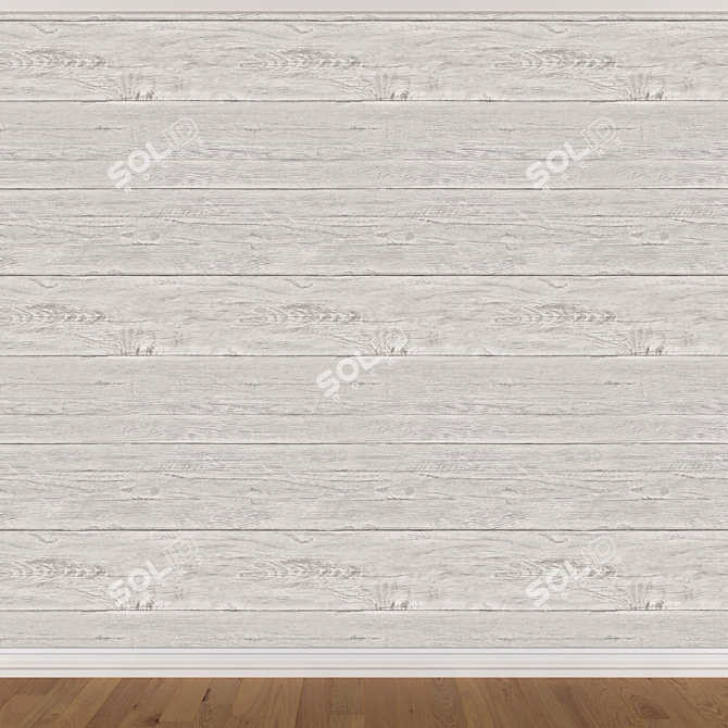 Seamless Wallpaper Set - 3 Colors 3D model image 2