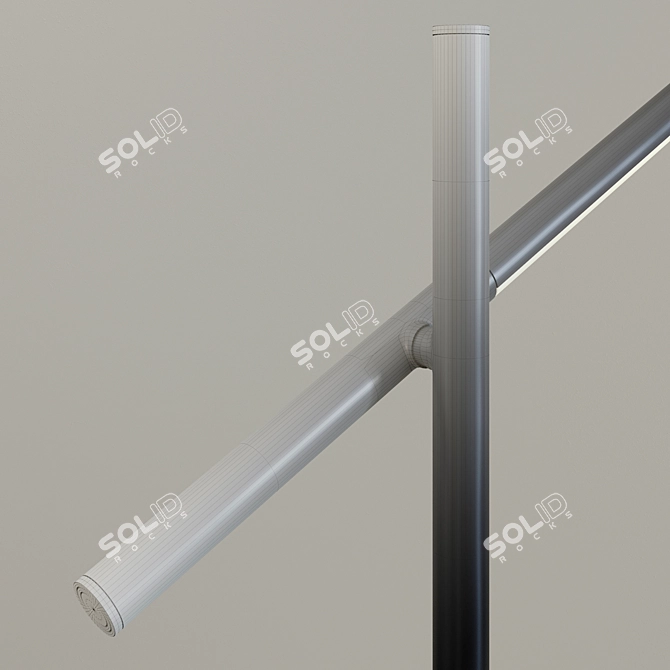  Sleek Grok TUBS Table Lamp 3D model image 2