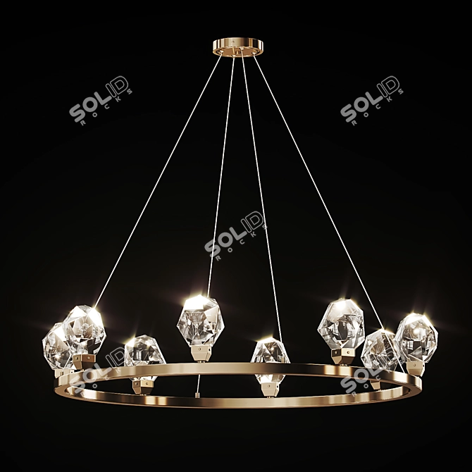 Crystal Chandelier | Lampatron CRISTEL R 3D model image 2